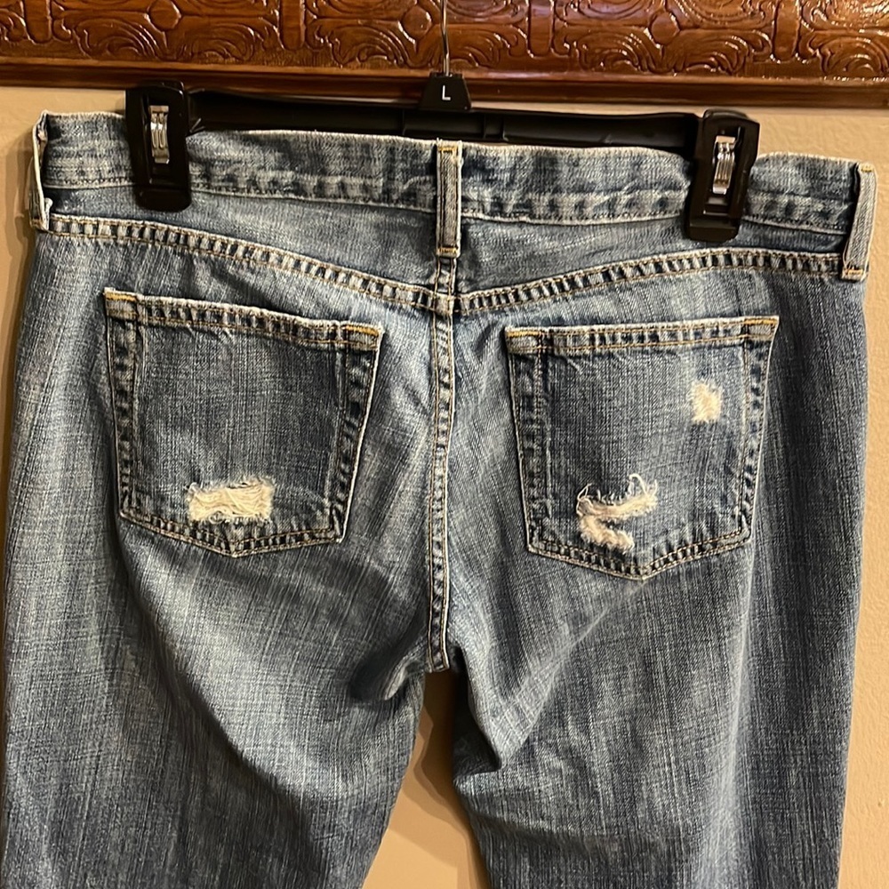 J CREW women’s Vintage matchstick low rise slim leg jeans distressed 29R - Picture 9 of 15